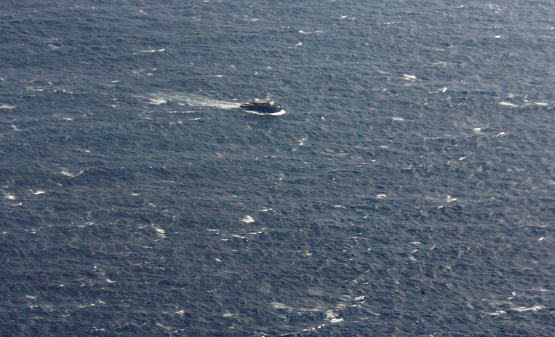 Un barco en aguas del Índico