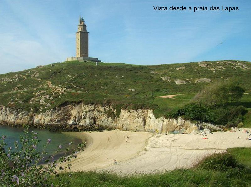 Praia das Lapas (Torre de Hércules)