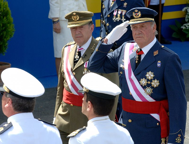 Sanz Roldán y el Rey Juan Carlos