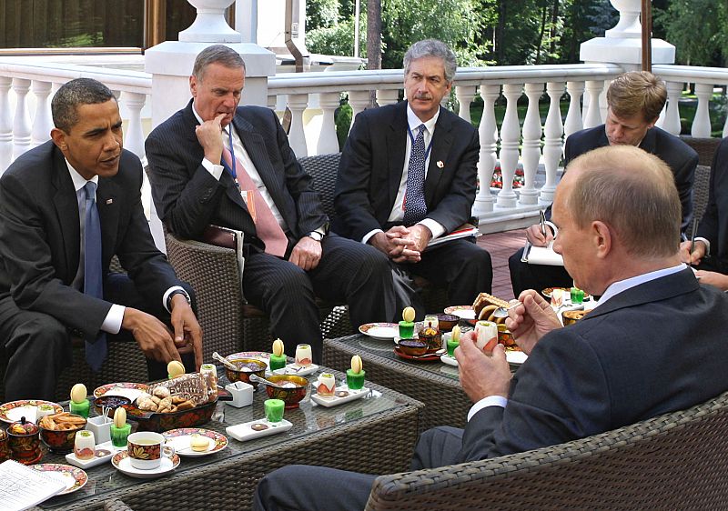 Desayuno de Obama en la dacha de Putin en Moscú