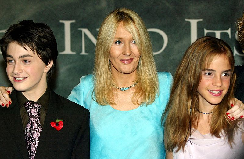 Radcliffe, Watson y J.K Rowling