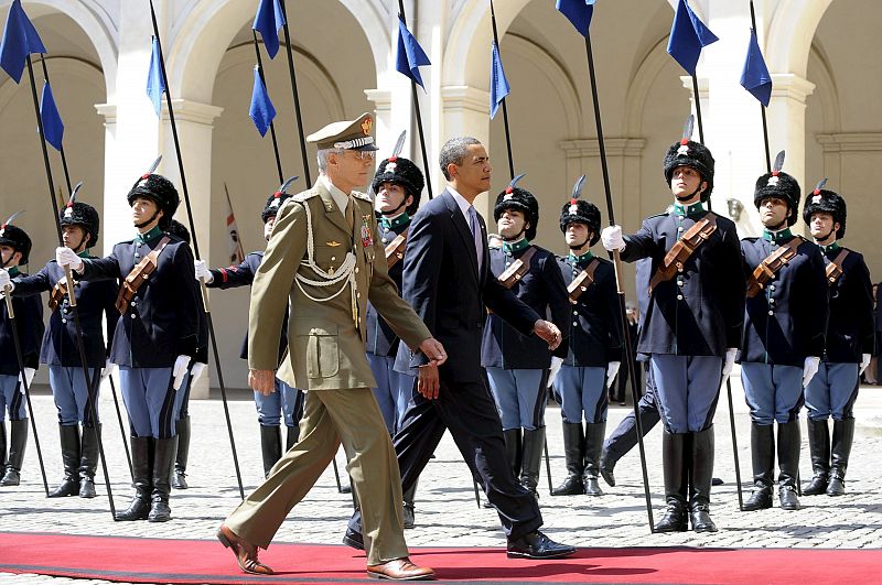 Rolando M. Moschini y Barack Obama