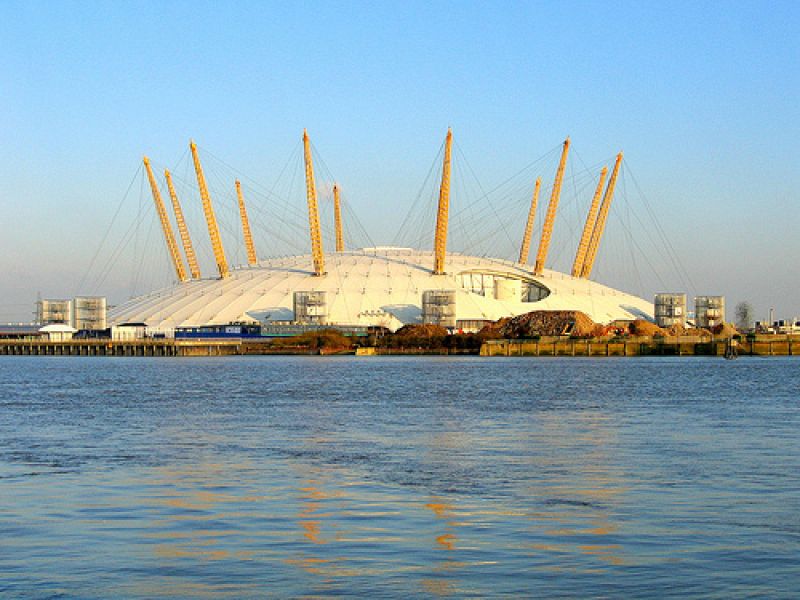 Vista general del Millennium Dome