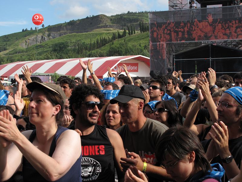 El público del BBK Live en la primera jornada