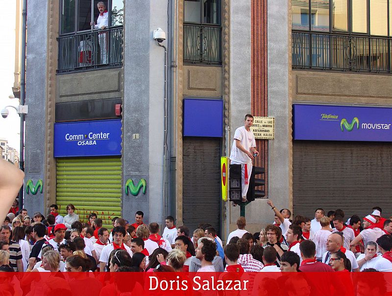 "Desde aquí se ve mejor el encierro"