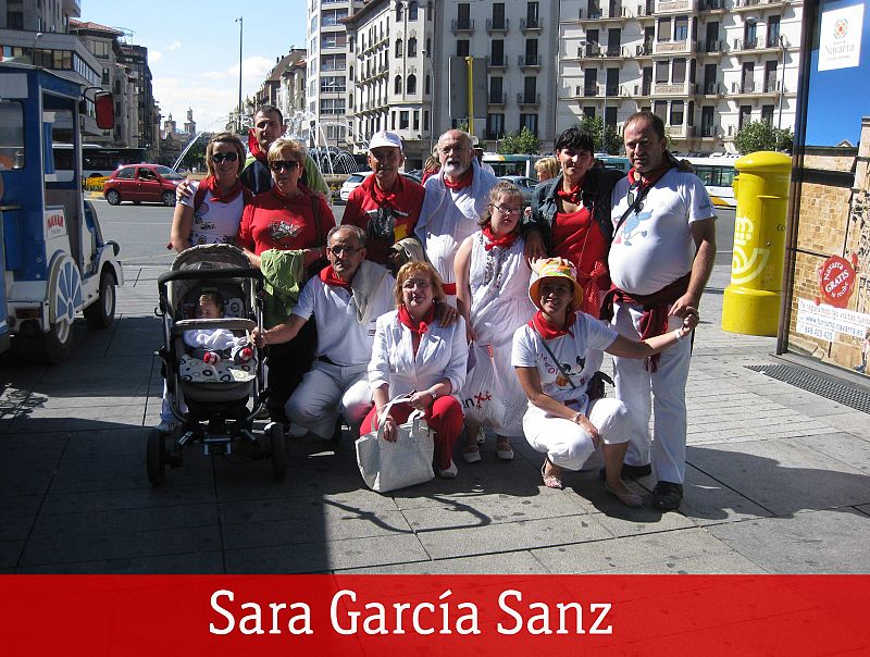 La familia de Onteniente y Valladolid se reúne para disfrutar de los Sanfermines