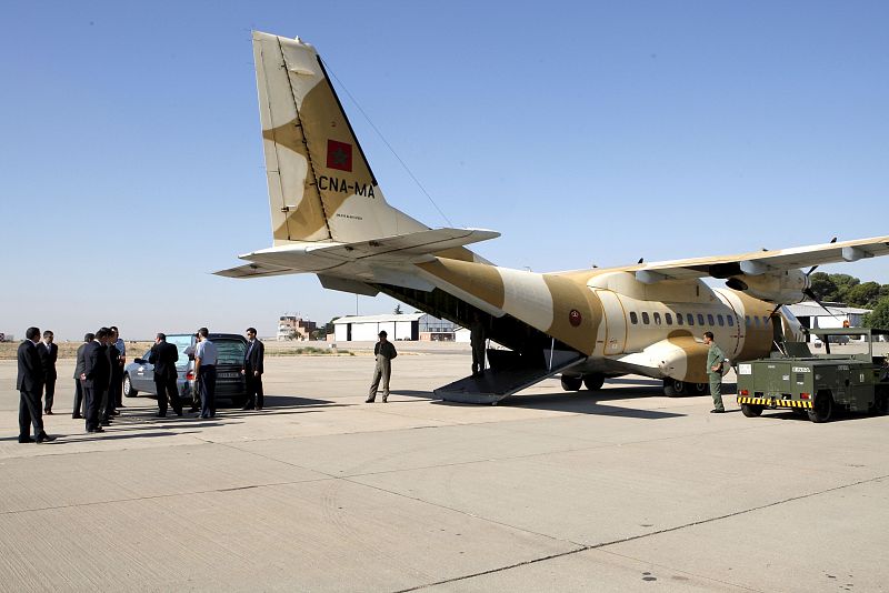 Avión utilizado en el traslado