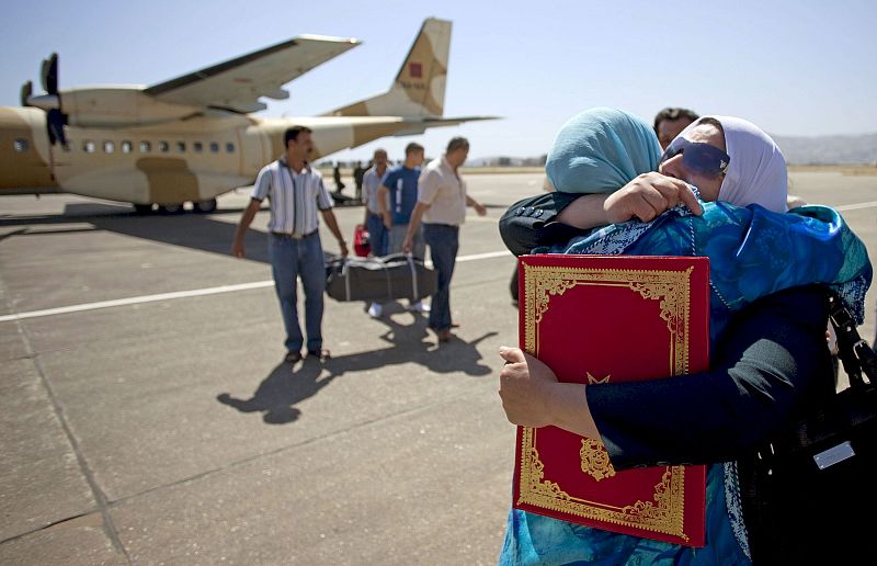 En el aeropuerto de Tetuán