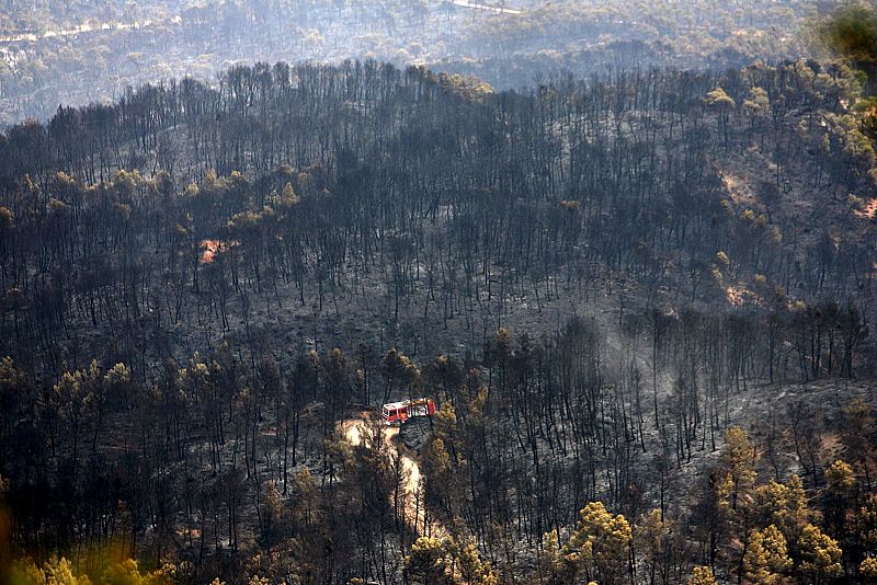 INCENDIO HORTA DE SANT JOAN