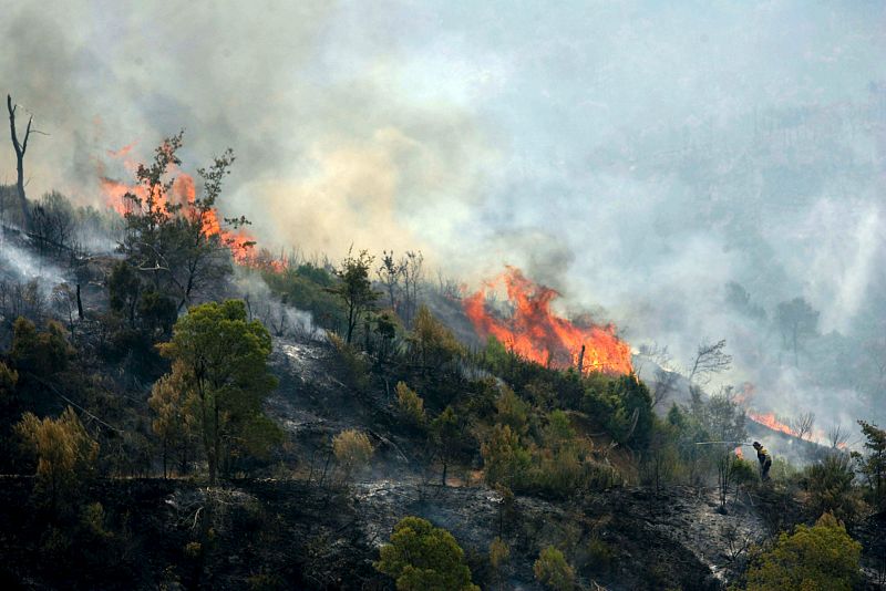 LLamas del incendio de Sant Joan