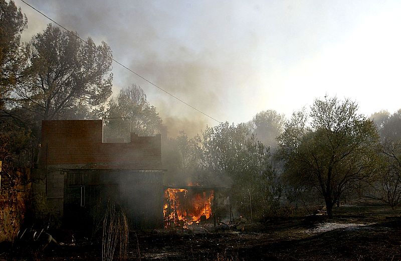 Incendio en Onda (Castellón)