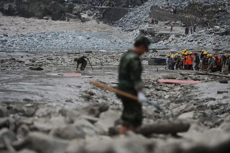 Desprendimientos de roca en China