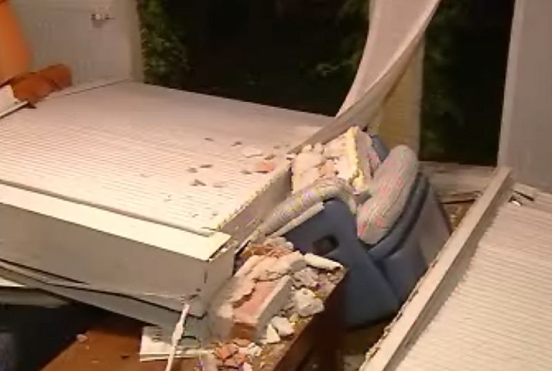 Atentado casa cuartel en Burgos