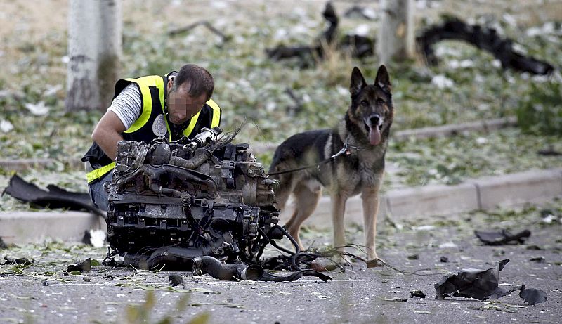 Atentado casa cuartel en Burgos