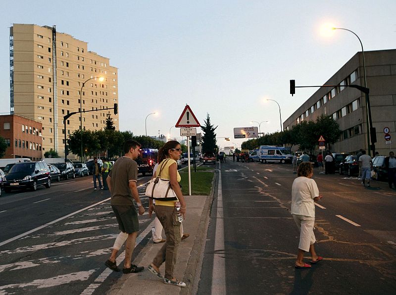 Atentado casa cuartel en Burgos
