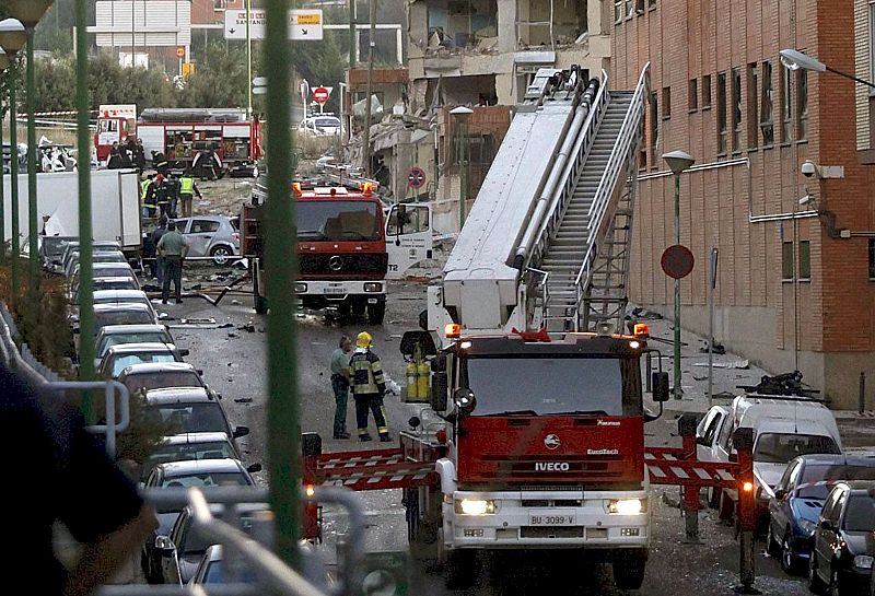 Atentado casa cuartel en Burgos