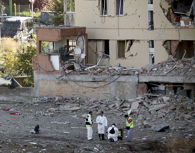 Atentado casa cuartel en Burgos