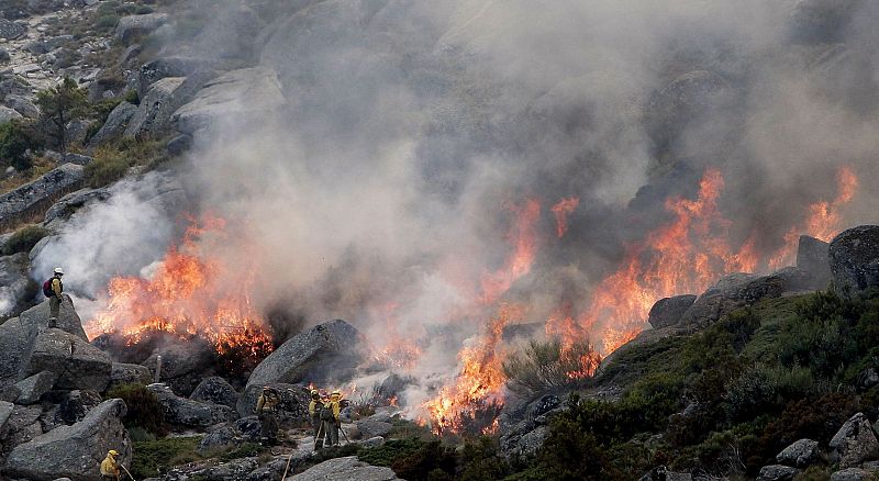 Incendio en Ávila