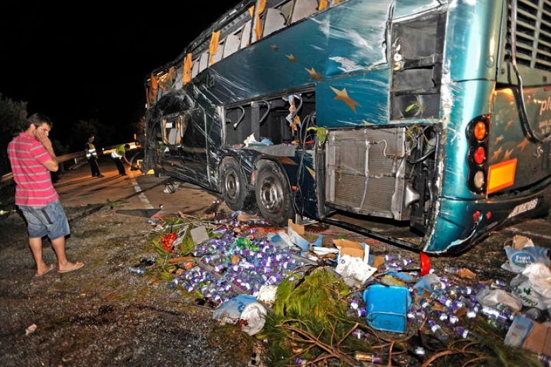 Accidente en Sant Pol de Mar