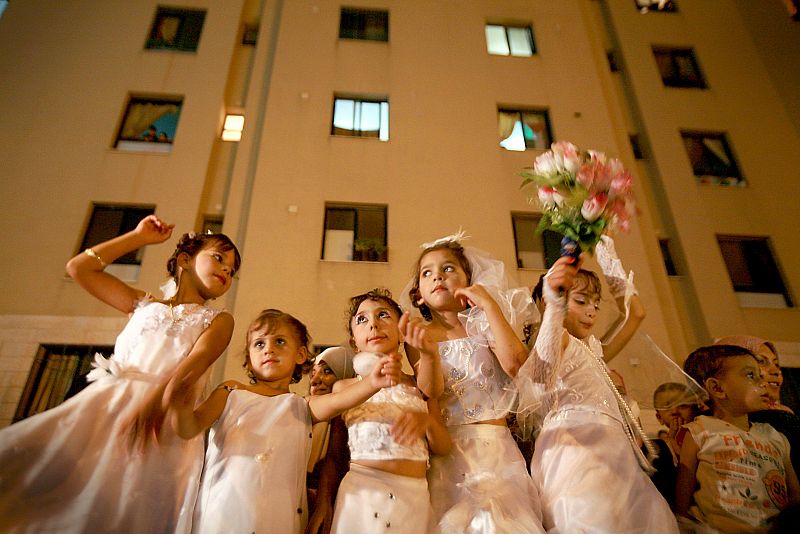 Boda masiva en Jabaliya