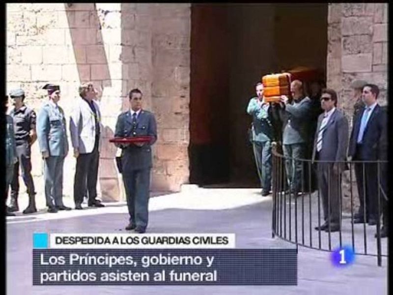 Salida de los féretros