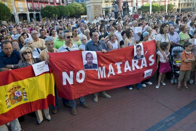 Concentraciones contra el último atentado de ETA