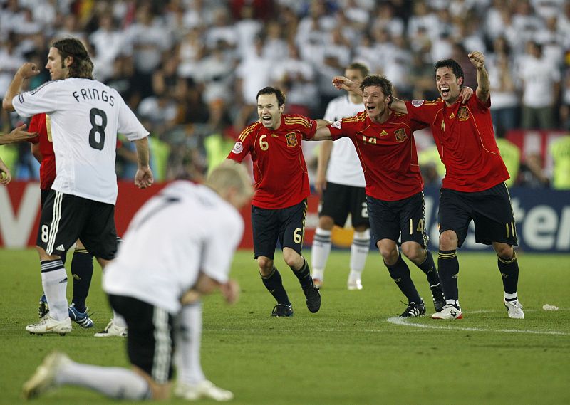 Alonso tocó el cielo el día que España ganó a Alemania en la final de la Eurocopa