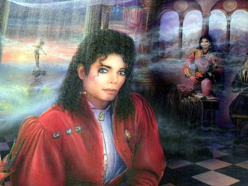 RETRATO DE MICHAEL JACKSON SE EXPONE POR PRIMERA VEZ EN COMERCIO NEOYORQUINO