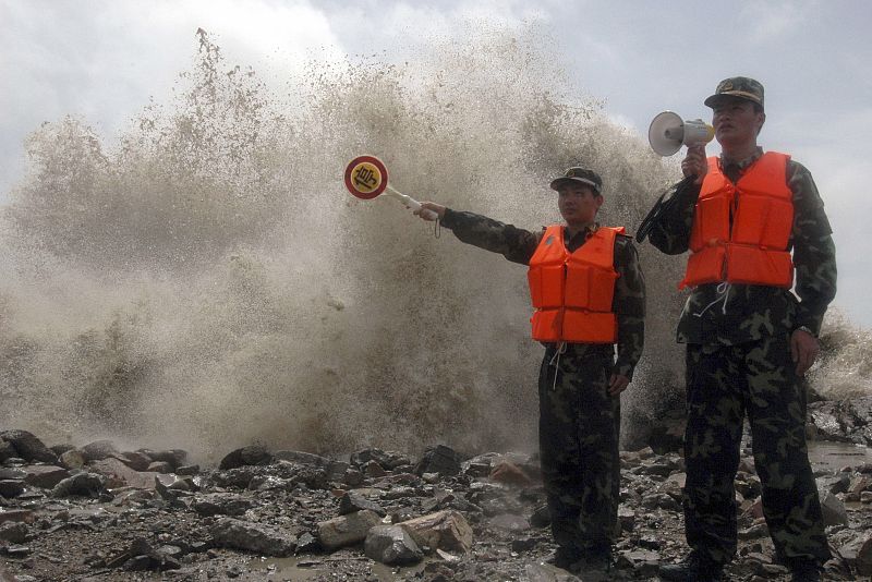 Tormenta tropical en China