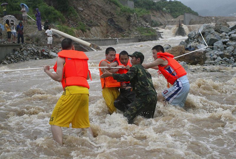 Tormenta tropical en China