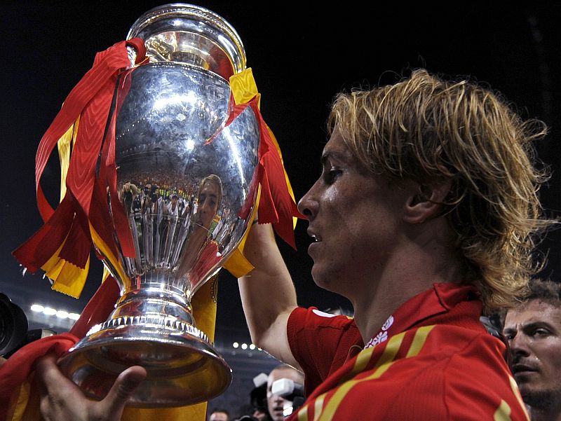 Torres con la Euro 2008