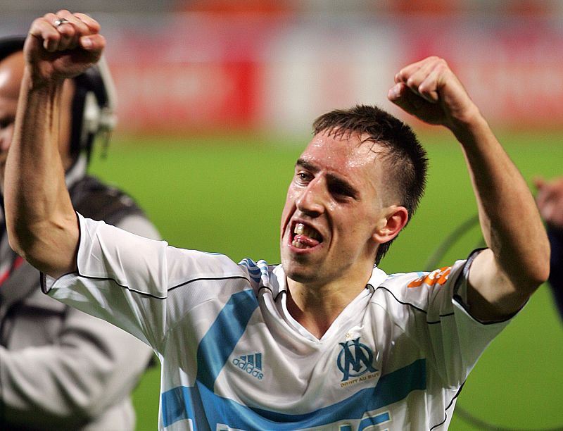 Ribery destacó en el Olympique de Marsella, lo que le llevó al Mundial de Alemania de 2006