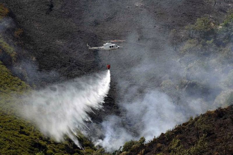 LA UME INTERVIENE EN FUEGO PARQUE REGIONAL PICOS EUROPA CAUSADO POR UN RAYO
