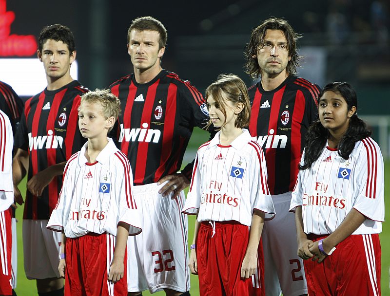 Durante la pasada temporada, Pirlo compartió el centro del campo de su equipo con David Beckham