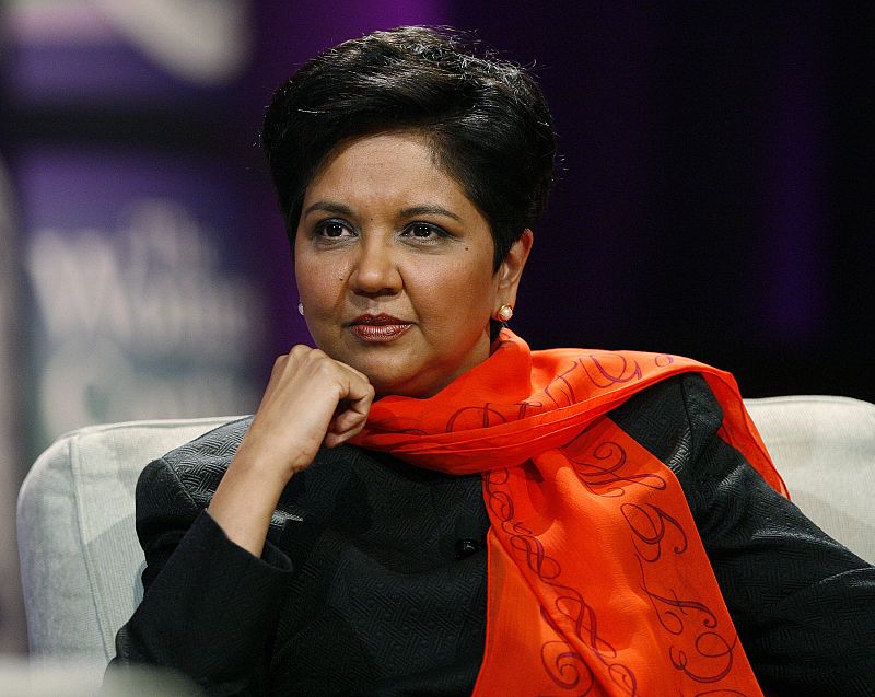 La presidenta de Pepsi, Indra Nooyi, una de las más poderosas