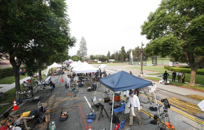 El entierro de Michael Jackson en imágenes