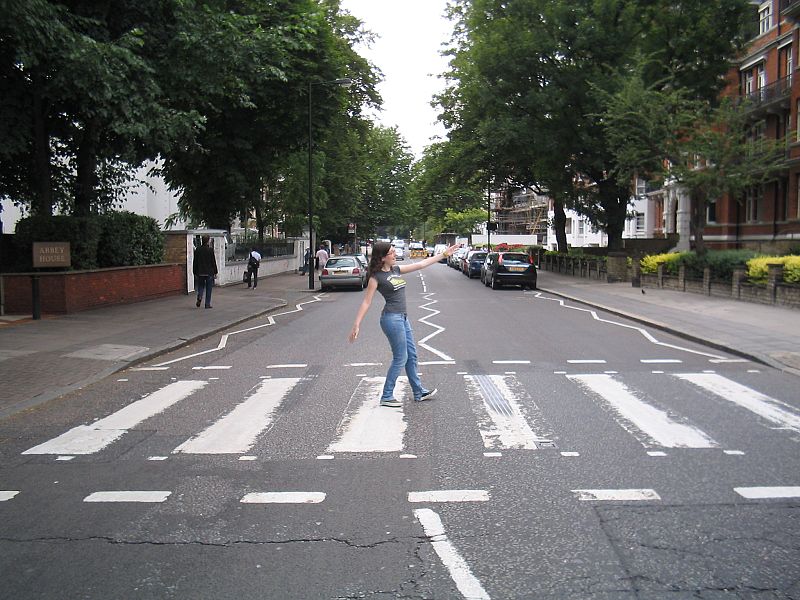 Yo en Abbey Road.