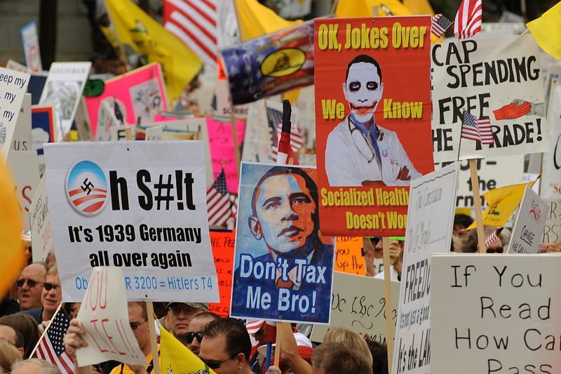 MANIFESTACIÓN CONTRA REFORMA SANITARIA EN WASHINGTON DC