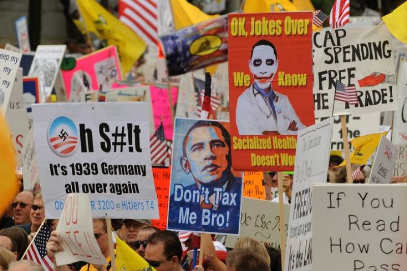 MANIFESTACIÓN CONTRA REFORMA SANITARIA EN WASHINGTON DC