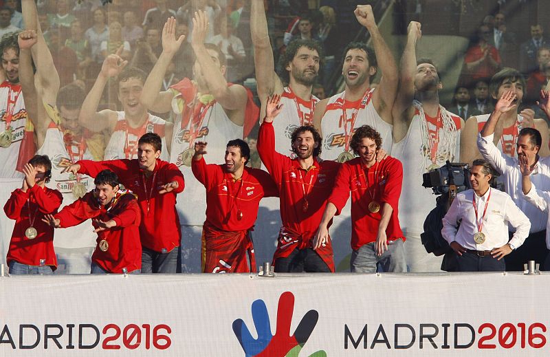 CELEBRACIÓN DE LA SELECCIÓN ESPAÑOLA