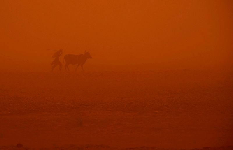 Tormenta de arena en Agadez