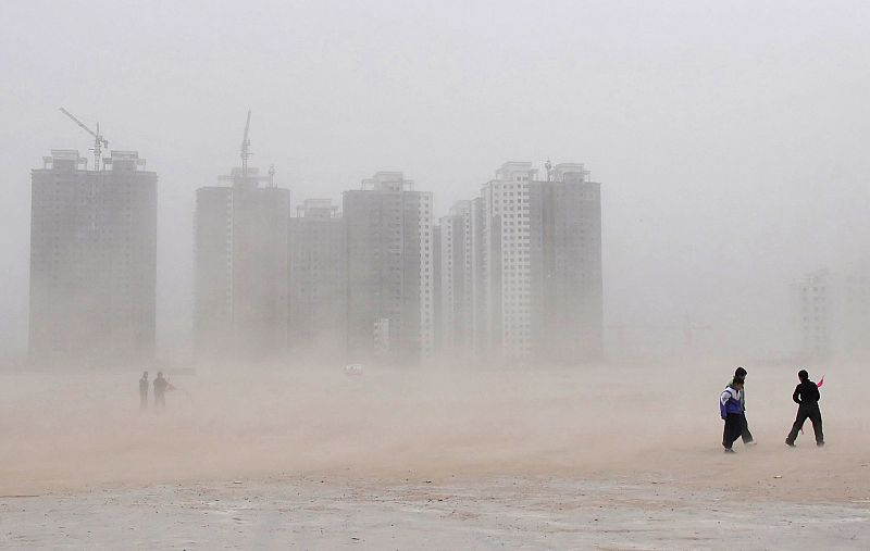 Tormenta de arena en Lanzhou