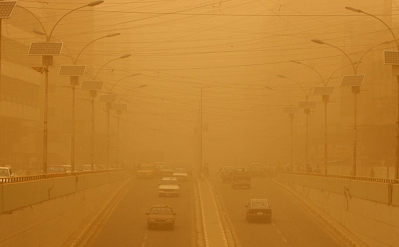 Tormenta de arena en Baghdad