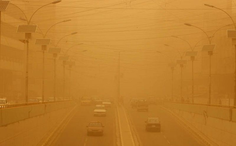 Tormenta de arena en Baghdad