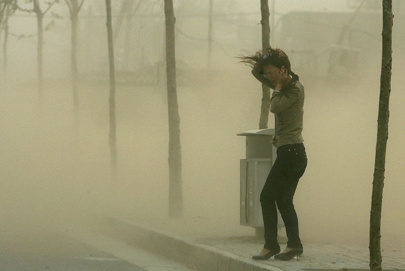 Tormenta de arena en Zhengzhou