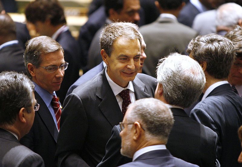 Spanish Prime Minister Zapatero arrives at the 64th United Nations General Assembly at the U.N. headquarters in New York