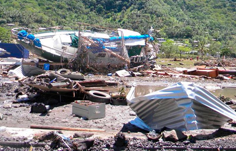 Un tsunami en las islas Samoa causa decenas de muertos