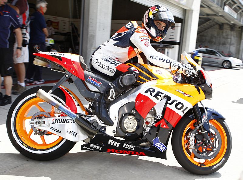 Después de un inicio de temporada marcado de nuevo por una grave lesión, Dani Pedrosa ha ido de menos a más y en este final de campeonato lucha por afianzarse en la tercera plaza que actualmente ocupa (29/08/2009).