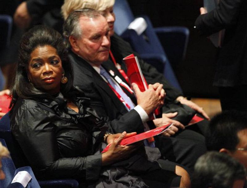 Oprah Winfrey, famosa presentadora de televisión americana, ha viajado a Copenhague para apoyar a Chicago.   