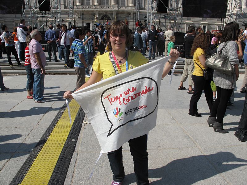 El ambiente se empieza a caldear conforme se va acercadno el momento de la presentación de la candidatura de Madrid.